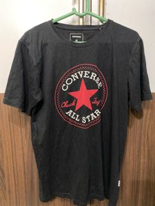 Round Neck T Shirt Black