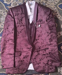 Coat Pant With 3 Pieces