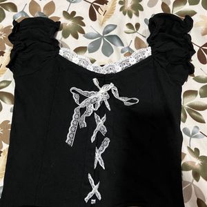 Cute Korean Lace Top