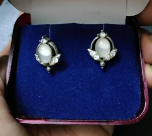 Moonstone Look Alike Earrings