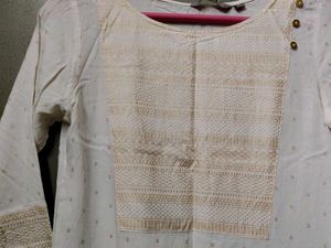 Elegant White Kurti