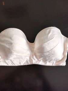 White Strapless Bra