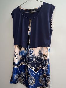 Stylish Navy Blue Dress