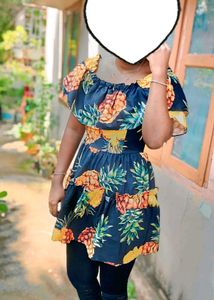 Pineapple Print Dress