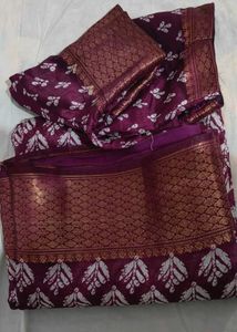 purple saree