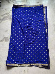 Blue &amp; Gold Dupatta