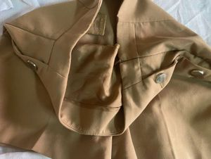 Zara Tan Button Shorts