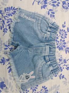Cute Denim Bunny Shorts