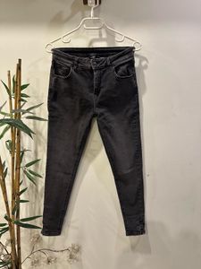 Dark Gray Denim Jeans