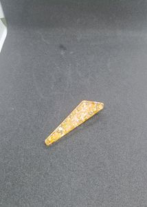 Glittery  Effect Resin Hairclip