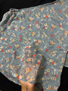 Floral One-Shoulder Top