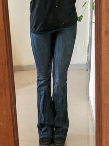 Dark Blue Bootcut Jeans ✨