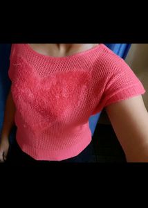 Pink Crochet Top✨