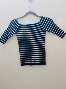 Striped Knit Top