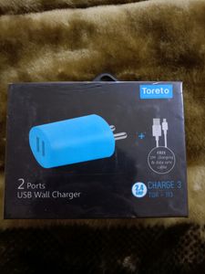 Toreto 2-Port USB Wall Charger
