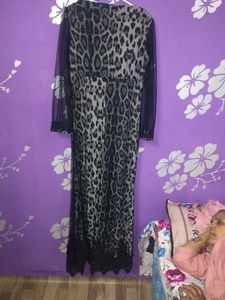 Elegant Net Maxi Dress