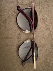 Unisex Scott Brown Gradient Round Sunglasses