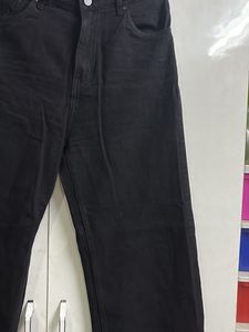 Black Wide Leg Jeans High Waist