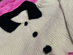 Cute Cropped Cardigan Sweater