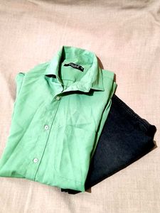 Green Casual Shirt