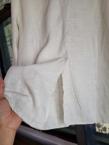 H&amp;M Linen Blend Oversized Shirt NEW/ XS