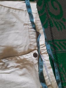 HALF WHITE COTTON PANT FOR MEN