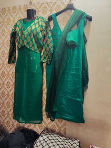 Elegant Kurta Inner Chudidar With Dupatta