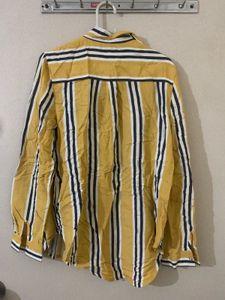 Striped Button-Down Shirt