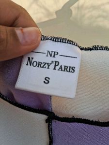 Two-Tone Long Sleeve Crop Top