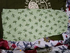 Olive Green Tee Pant Set