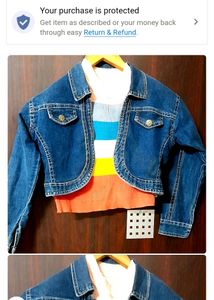 Denim Crop Jacket