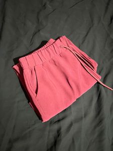 Urban Edge: Maroon Cargo Joggers