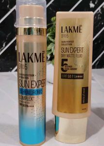 Lakme 9To5 Dry Matte Fluid Sunscreen, Aqua Sungel