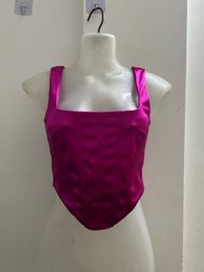 URBANIC Pink Corset Top