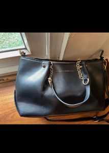 Authentic French Connection Black Tote Bag