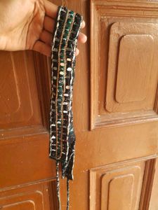 Printed Black Long Kurti/Dress