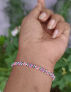 Beaded Floral Jewelry Set