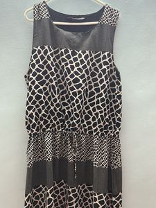 Tokyo Talkies Black And White Maxi Dress