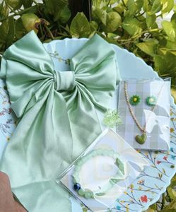 olive green hair accessories combo