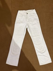 Streetwear Causal White Denim For Women
