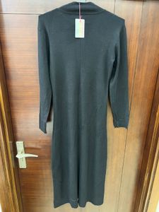 Black Turtleneck log Dress
