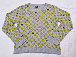 Emoji Print Top