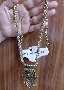 Silver And Golden Jewellery Set