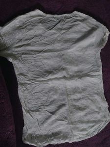Embroidered White Top