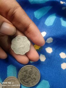 Rare 1966 One Paisa  Silver Coin