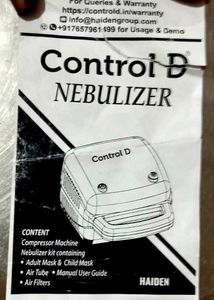 Control D Portable Nebulizer Full Kit