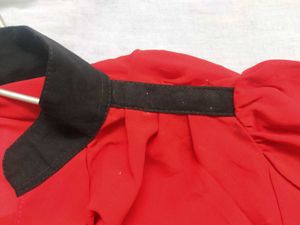 Stylish Red Top Casual And Formal Wear