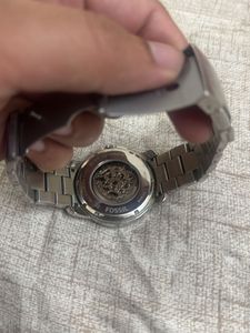 Fossil Automatic Watch. Transparent Case Back
