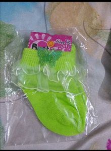 Cute Green Baby Socks