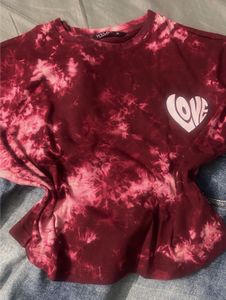 Tie-Dye Cropped T-Shirt